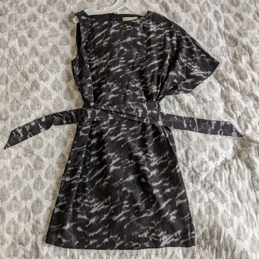 Michael Kors one sleeve silk dress